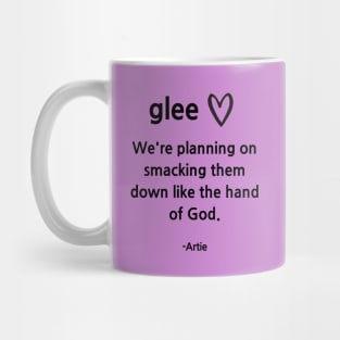 Glee/Artie/Smack down Mug